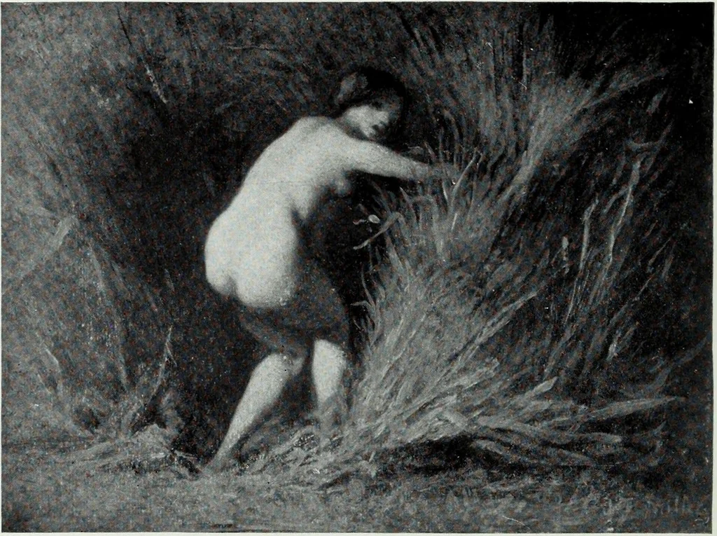 An illustration from Illustrated catalogue of the highly important collection of foreign and American paintings, to be sold at unrestricted public sale in the grand ballroom of the Plaza Hotel .., 1913, leaf 181