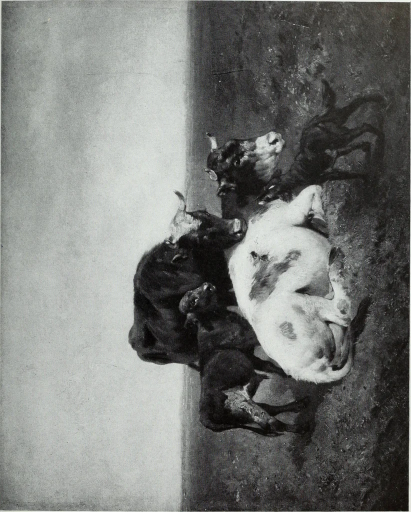 An illustration from Illustrated catalogue of the highly important collection of foreign and American paintings, to be sold at unrestricted public sale in the grand ballroom of the Plaza Hotel .., 1913, leaf 210