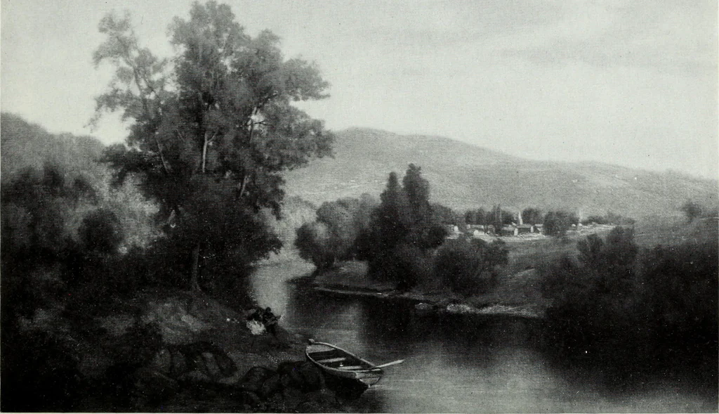 An illustration from Illustrated catalogue of the highly important collection of foreign and American paintings, to be sold at unrestricted public sale in the grand ballroom of the Plaza Hotel .., 1913, leaf 25