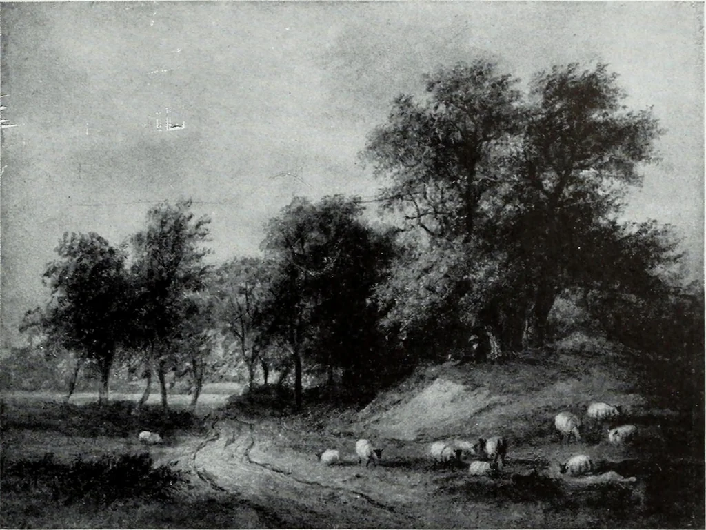 An illustration from Illustrated catalogue of the highly important collection of foreign and American paintings, to be sold at unrestricted public sale in the grand ballroom of the Plaza Hotel .., 1913, leaf 264