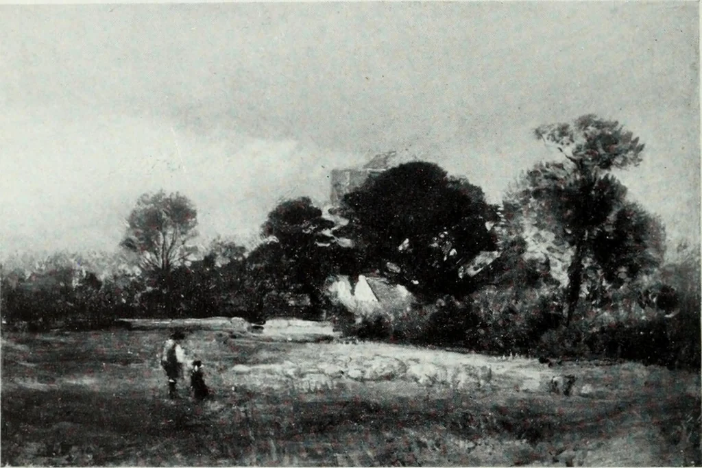 An illustration from Illustrated catalogue of the highly important collection of foreign and American paintings, to be sold at unrestricted public sale in the grand ballroom of the Plaza Hotel .., 1913, leaf 265