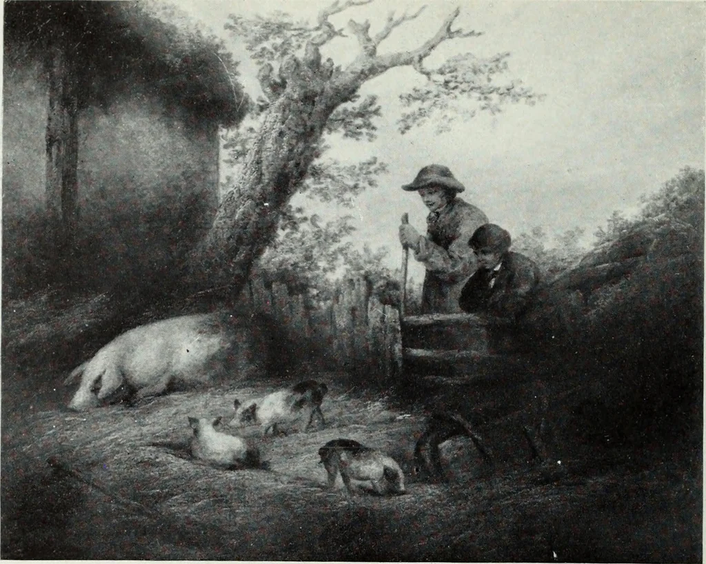 An illustration from Illustrated catalogue of the highly important collection of foreign and American paintings, to be sold at unrestricted public sale in the grand ballroom of the Plaza Hotel .., 1913, leaf 269