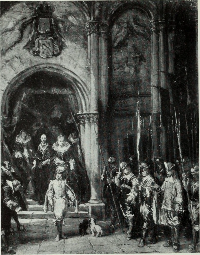 An illustration from Illustrated catalogue of the highly important collection of foreign and American paintings, to be sold at unrestricted public sale in the grand ballroom of the Plaza Hotel .., 1913, leaf 273