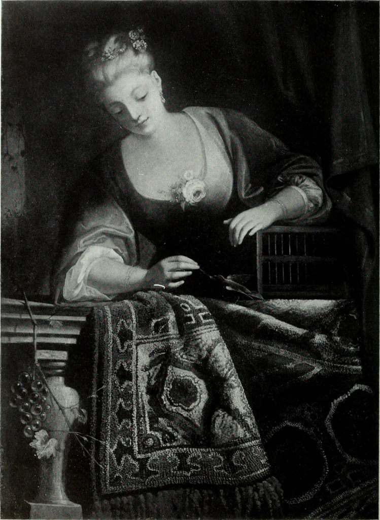 An illustration from Illustrated catalogue of the highly important collection of foreign and American paintings, to be sold at unrestricted public sale in the grand ballroom of the Plaza Hotel .., 1913, leaf 319