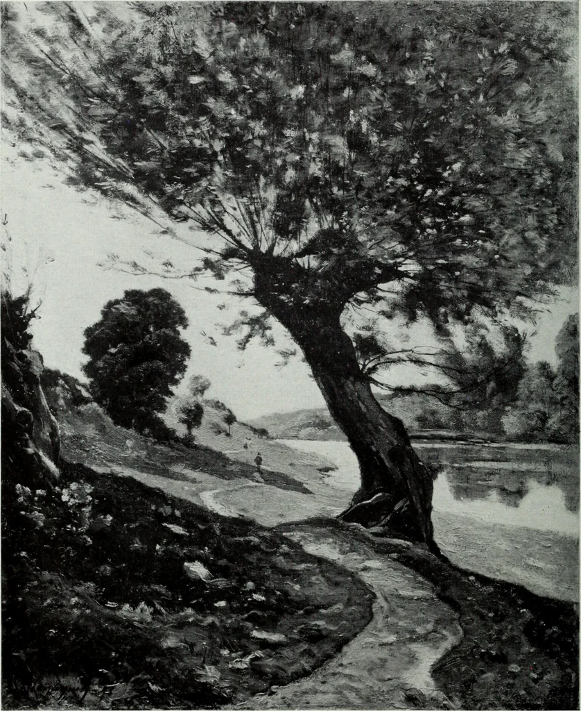 An illustration from Illustrated catalogue of the highly important collection of foreign and American paintings, to be sold at unrestricted public sale in the grand ballroom of the Plaza Hotel .., 1913, leaf 45