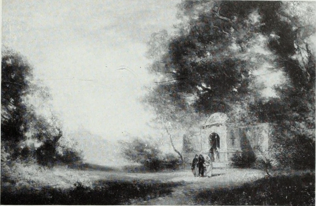 An illustration from Illustrated catalogue of the highly important collection of foreign and American paintings, to be sold at unrestricted public sale in the grand ballroom of the Plaza Hotel .., 1913, leaf 58