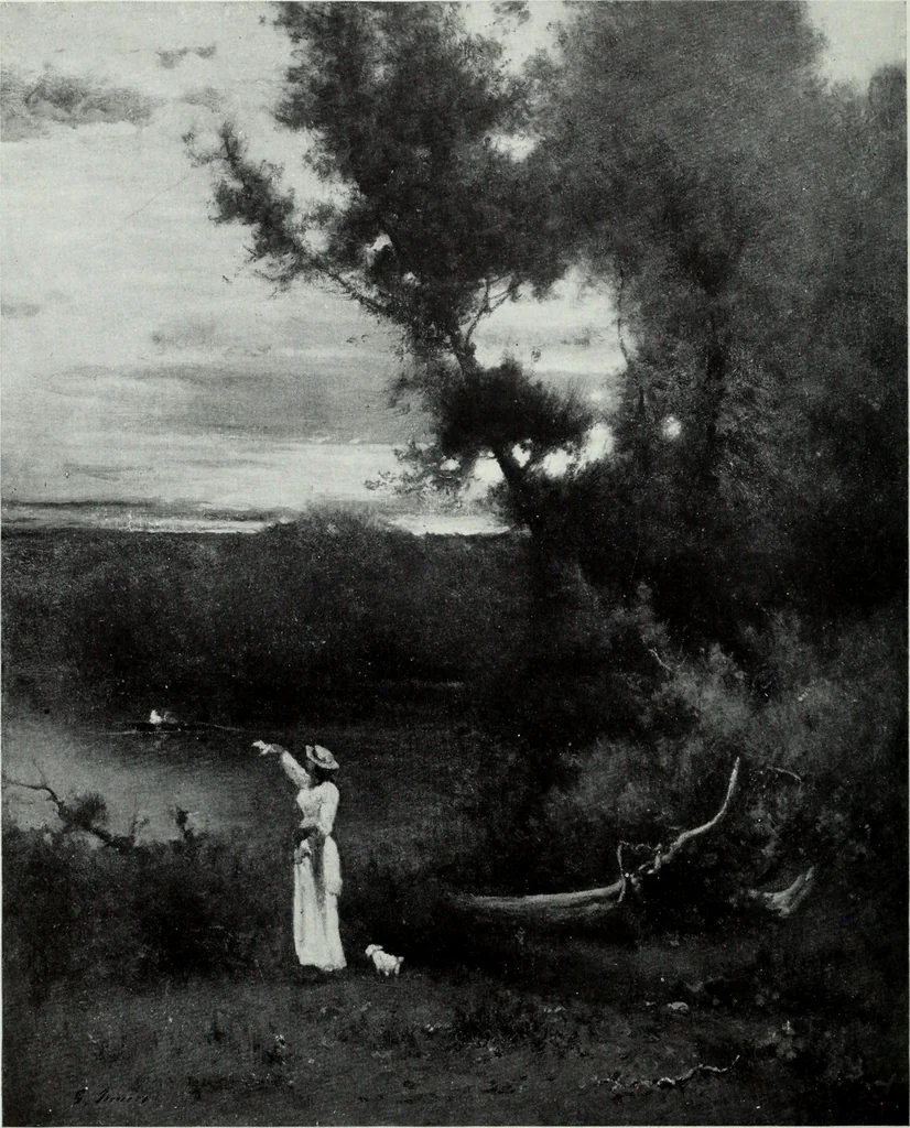 An illustration from Illustrated catalogue of the highly important collection of foreign and American paintings, to be sold at unrestricted public sale in the grand ballroom of the Plaza Hotel .., 1913, leaf 61