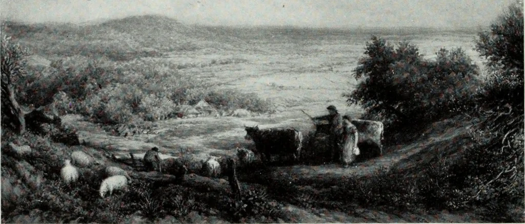 An illustration from Illustrated catalogue of the highly important collection of foreign and American paintings, to be sold at unrestricted public sale in the grand ballroom of the Plaza Hotel .., 1913, leaf 87
