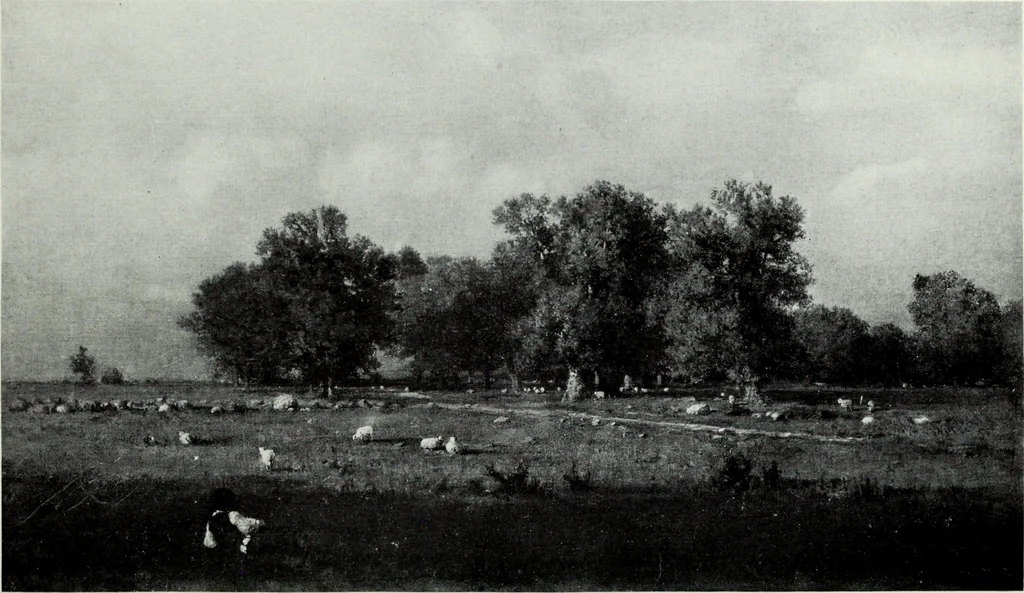 An illustration from Illustrated catalogue of the highly important collection of foreign and American paintings, to be sold at unrestricted public sale in the grand ballroom of the Plaza Hotel .., 1913, leaf 91