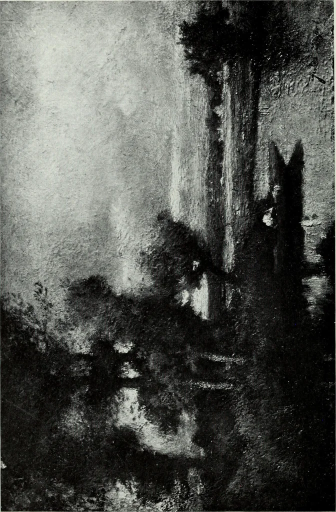 An illustration from Illustrated catalogue of the highly important collection of foreign and American paintings, to be sold at unrestricted public sale in the grand ballroom of the Plaza Hotel .., 1913, leaf 99