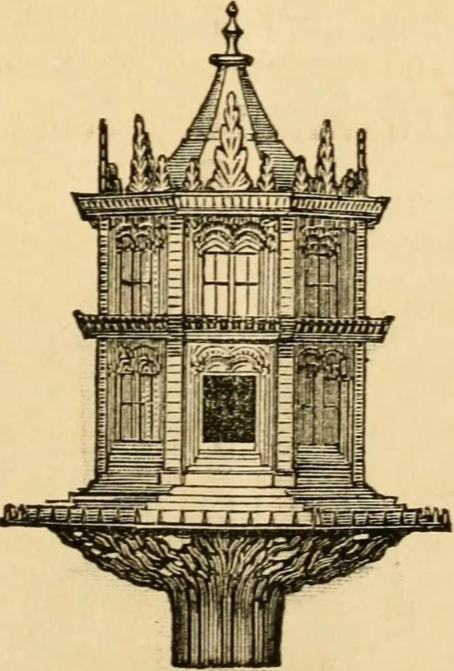 An illustration from Illustrated catalogue of ornamental iron work for lawns, gardens, parks, cemeteries, &c., 1871, leaf 16
