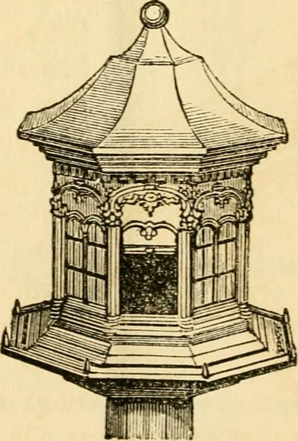 An illustration from Illustrated catalogue of ornamental iron work for lawns, gardens, parks, cemeteries, &c., 1871, leaf 17
