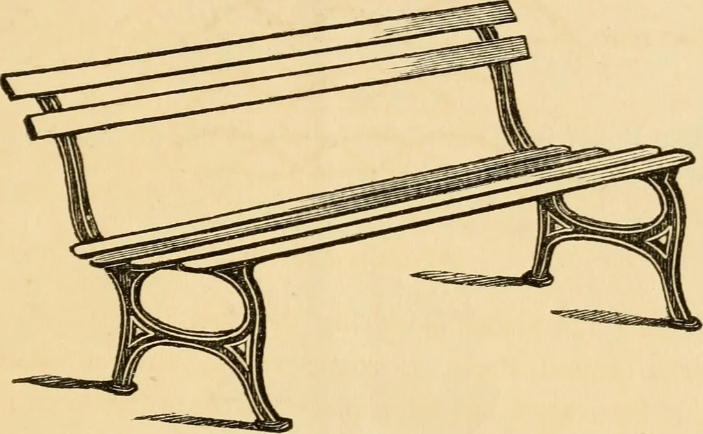An illustration from Illustrated catalogue of ornamental iron work for lawns, gardens, parks, cemeteries, &c., 1871, leaf 22