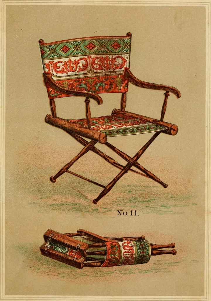 An illustration from Illustrated catalogue of folding chairs., 1871, leaf 20