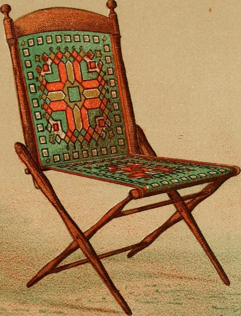 An illustration from Illustrated catalogue of folding chairs., 1871, leaf 30