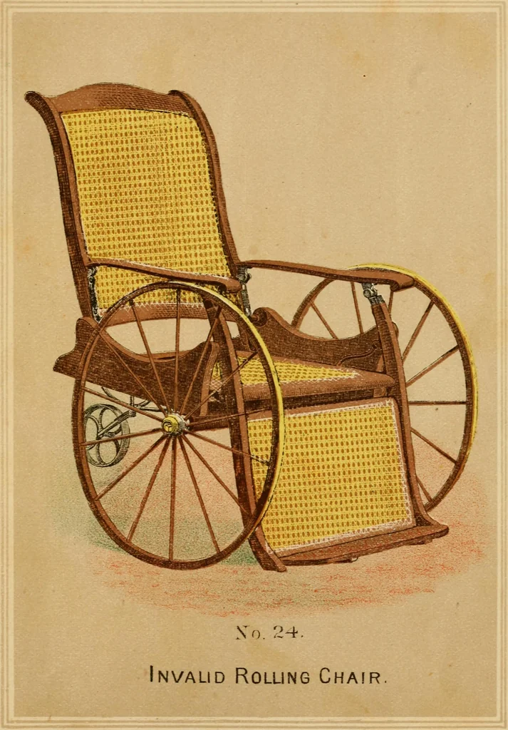 An illustration from Illustrated catalogue of folding chairs., 1871, leaf 36
