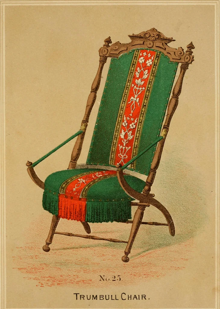 An illustration from Illustrated catalogue of folding chairs., 1871, leaf 38