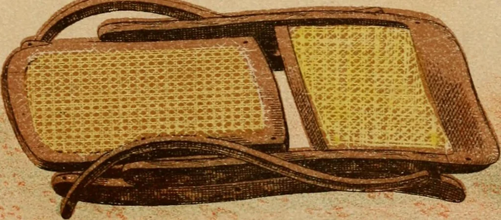 An illustration from Illustrated catalogue of folding chairs., 1871, leaf 6