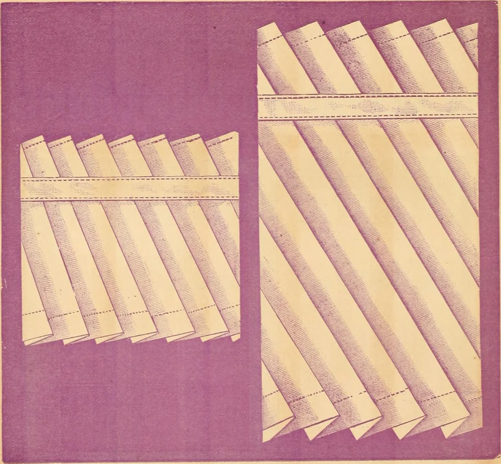 An illustration from Illustrated catalogue of the standard trimmings., 1873, leaf 15