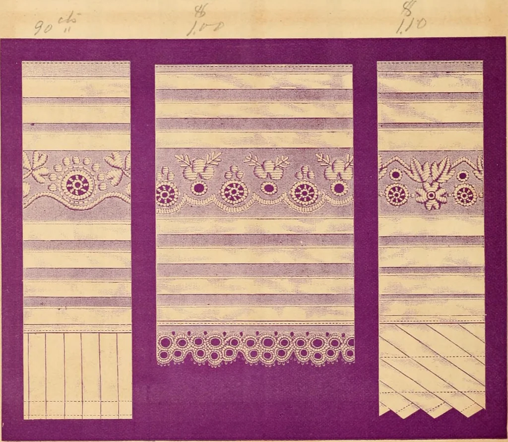An illustration from Illustrated catalogue of the standard trimmings., 1873, leaf 21