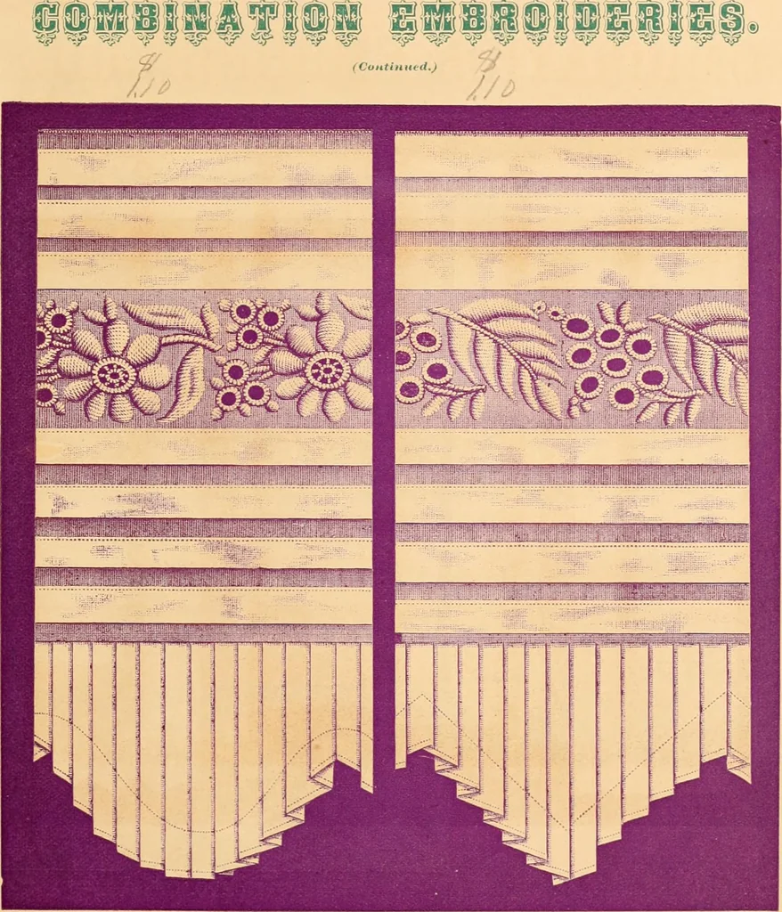 An illustration from Illustrated catalogue of the standard trimmings., 1873, leaf 22