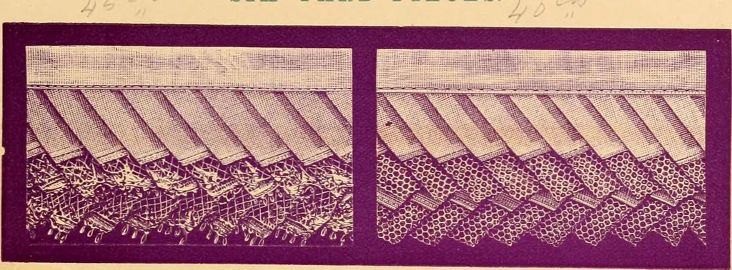 An illustration from Illustrated catalogue of the standard trimmings., 1873, leaf 24