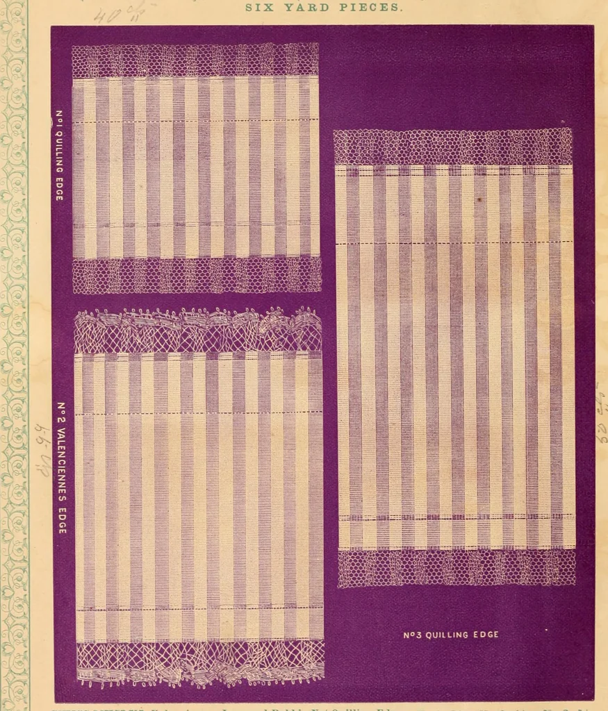 An illustration from Illustrated catalogue of the standard trimmings., 1873, leaf 25