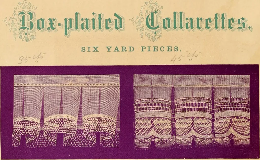 An illustration from Illustrated catalogue of the standard trimmings., 1873, leaf 27
