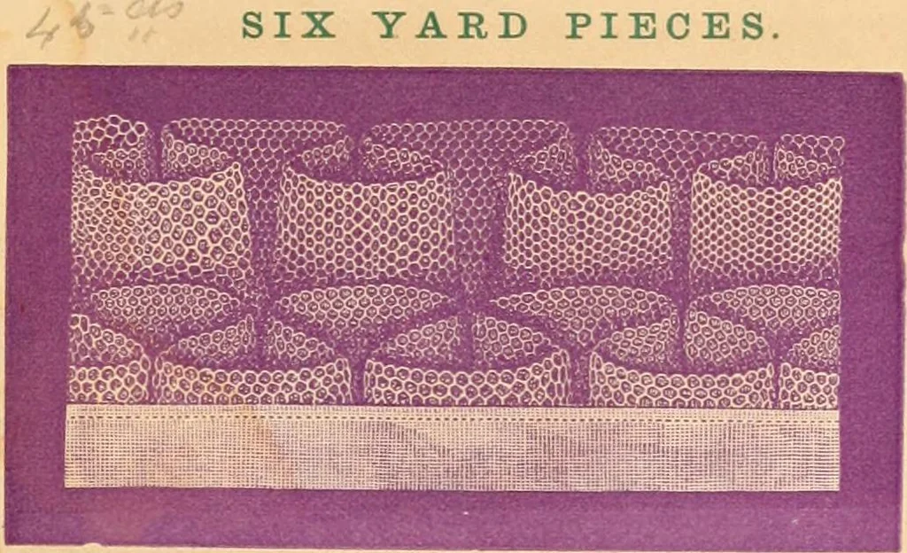 An illustration from Illustrated catalogue of the standard trimmings., 1873, leaf 28