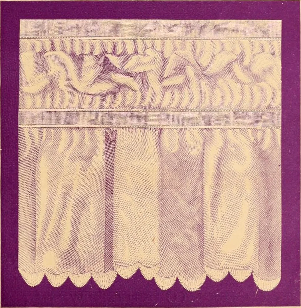 An illustration from Illustrated catalogue of the standard trimmings., 1873, leaf 6