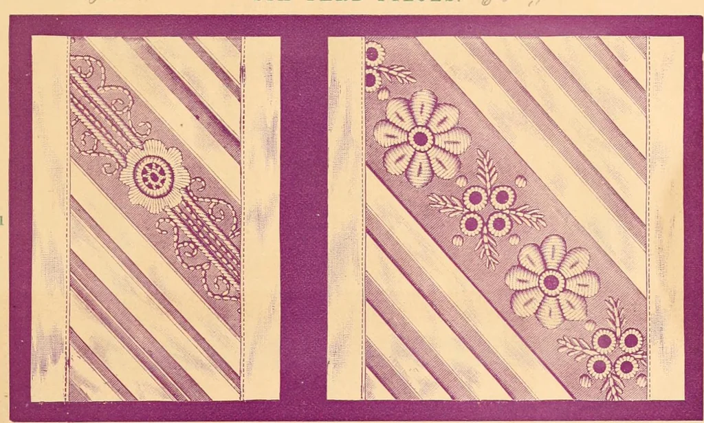 An illustration from Illustrated catalogue of the standard trimmings., 1873, leaf 8