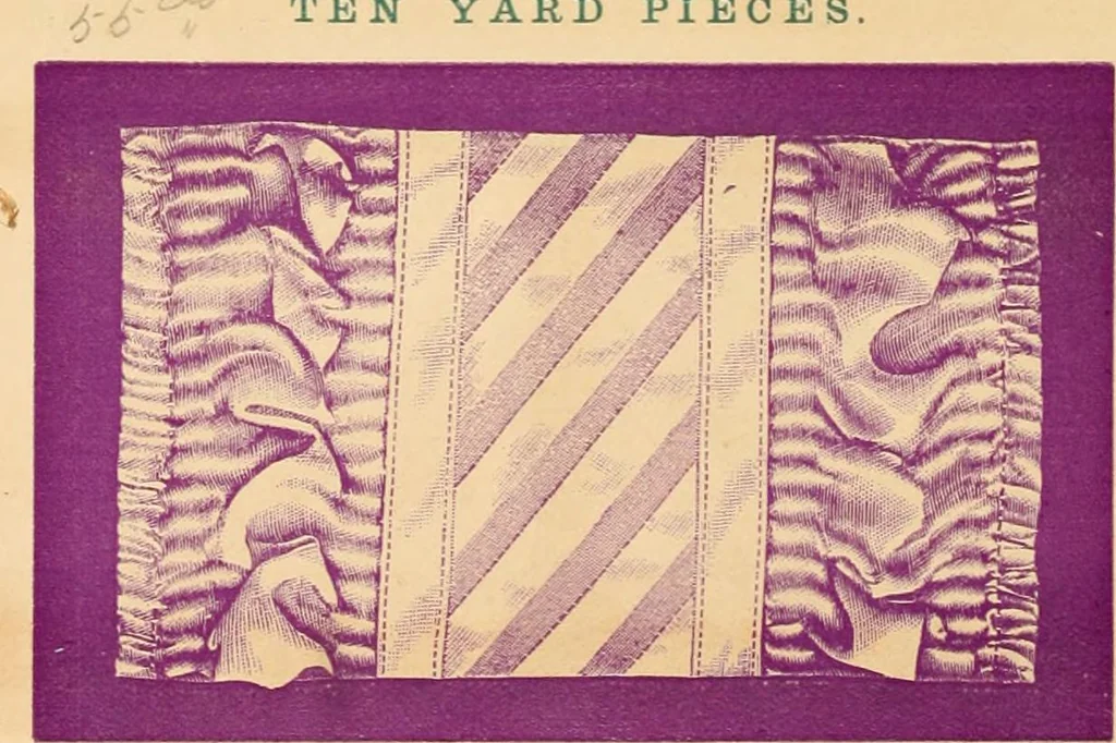 An illustration from Illustrated catalogue of the standard trimmings., 1873, leaf 9