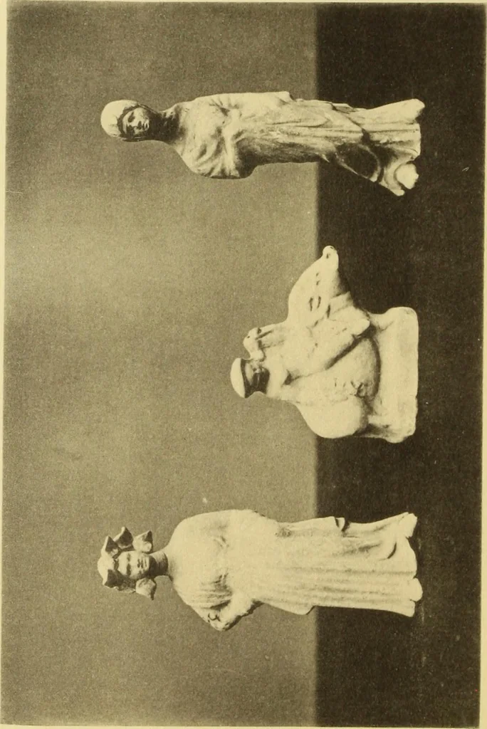 An illustration from Illustrated catalogue of classical antiquities from the site of the temple of Diana, Nemi, Italy. Discovered during excavations undertaken by the Right Hon. Lord Savile ... and given by him to the Art museum of Nottingham: with an account by Lord Savile of the discovery of the temple and the objects foundthere, 1893, leaf 53