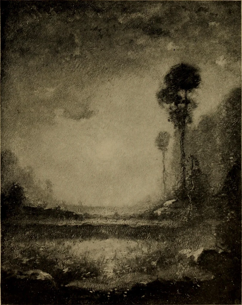 An illustration from Illustrated catalogue of the completed pictures left by the late Henry Ward Ranger, N.A. : and his collection of works by some of his contemporaries, 1917, leaf 126