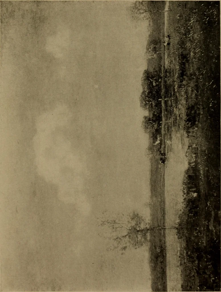 An illustration from Illustrated catalogue of the completed pictures left by the late Henry Ward Ranger, N.A. : and his collection of works by some of his contemporaries, 1917, leaf 128