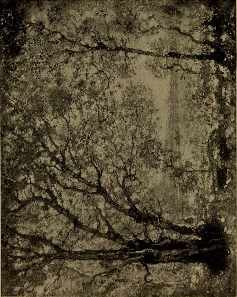 An illustration from Illustrated catalogue of the completed pictures left by the late Henry Ward Ranger, N.A. : and his collection of works by some of his contemporaries, 1917, leaf 130