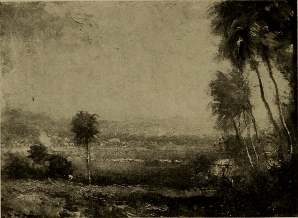 An illustration from Illustrated catalogue of the completed pictures left by the late Henry Ward Ranger, N.A. : and his collection of works by some of his contemporaries, 1917, leaf 31
