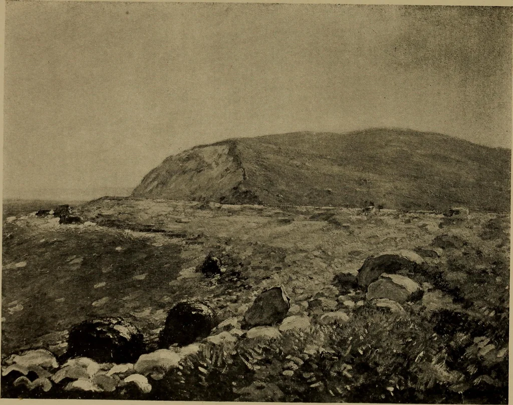 An illustration from Illustrated catalogue of the completed pictures left by the late Henry Ward Ranger, N.A. : and his collection of works by some of his contemporaries, 1917, leaf 60