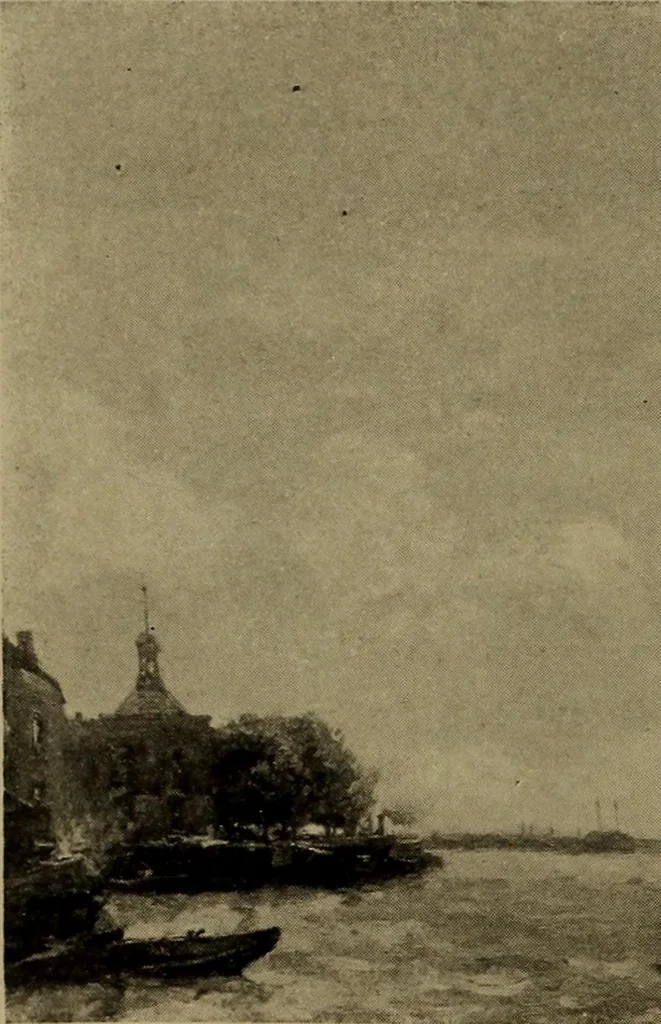 An illustration from Illustrated catalogue of the completed pictures left by the late Henry Ward Ranger, N.A. : and his collection of works by some of his contemporaries, 1917, leaf 97
