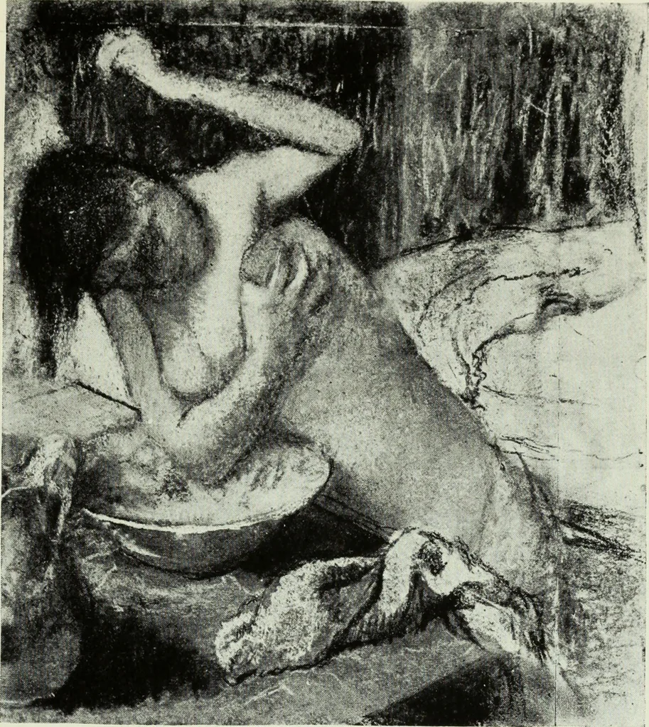 An illustration from Illustrated catalogue of the notable private collection of paintings and pastels by ... Hilaire Edgar Degas, 1921, leaf 100