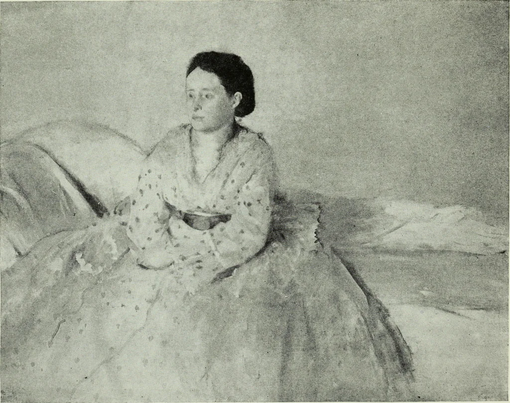 An illustration from Illustrated catalogue of the notable private collection of paintings and pastels by ... Hilaire Edgar Degas, 1921, leaf 104
