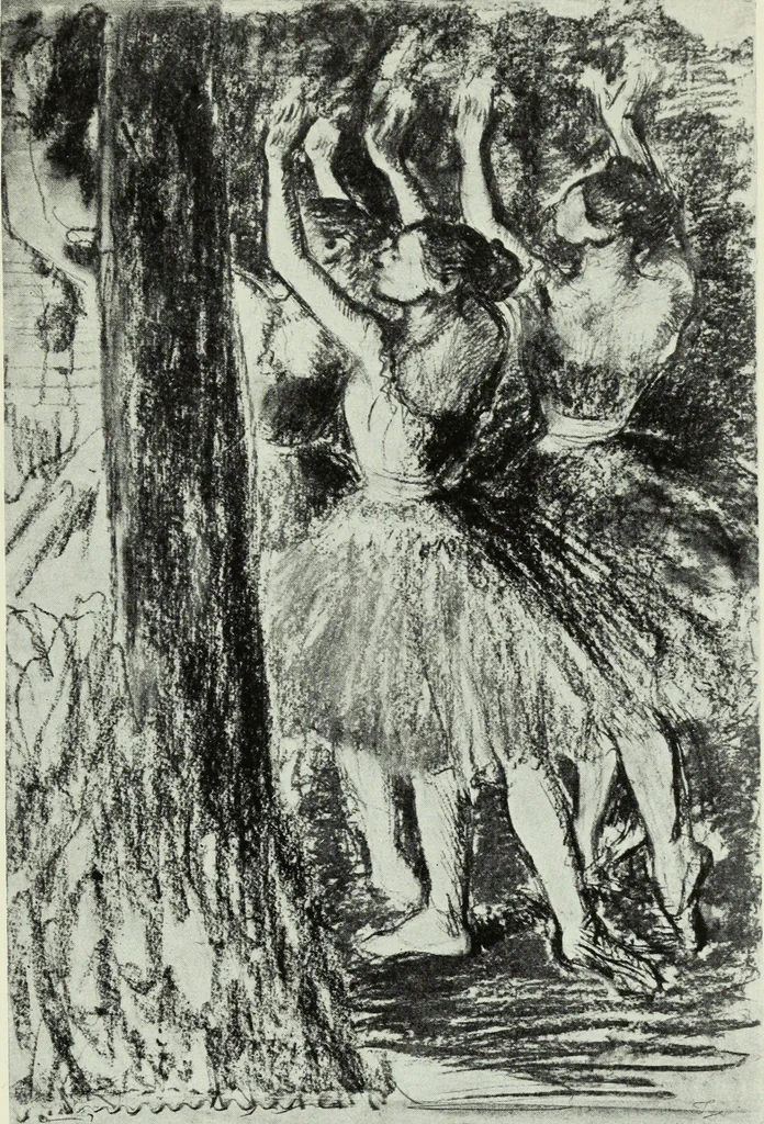 An illustration from Illustrated catalogue of the notable private collection of paintings and pastels by ... Hilaire Edgar Degas, 1921, leaf 106