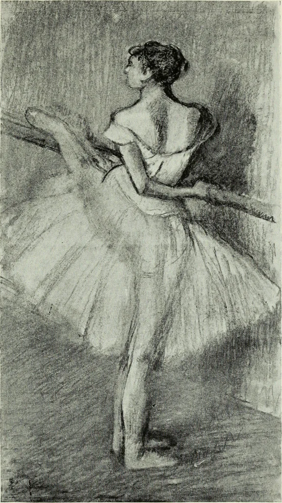 An illustration from Illustrated catalogue of the notable private collection of paintings and pastels by ... Hilaire Edgar Degas, 1921, leaf 108