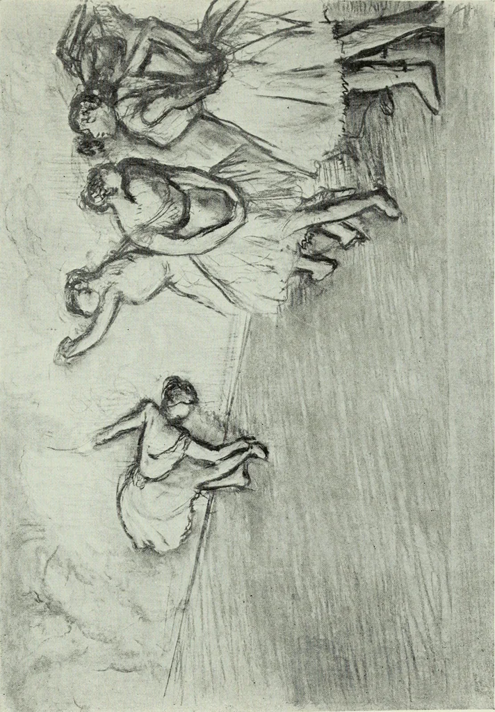 An illustration from Illustrated catalogue of the notable private collection of paintings and pastels by ... Hilaire Edgar Degas, 1921, leaf 112