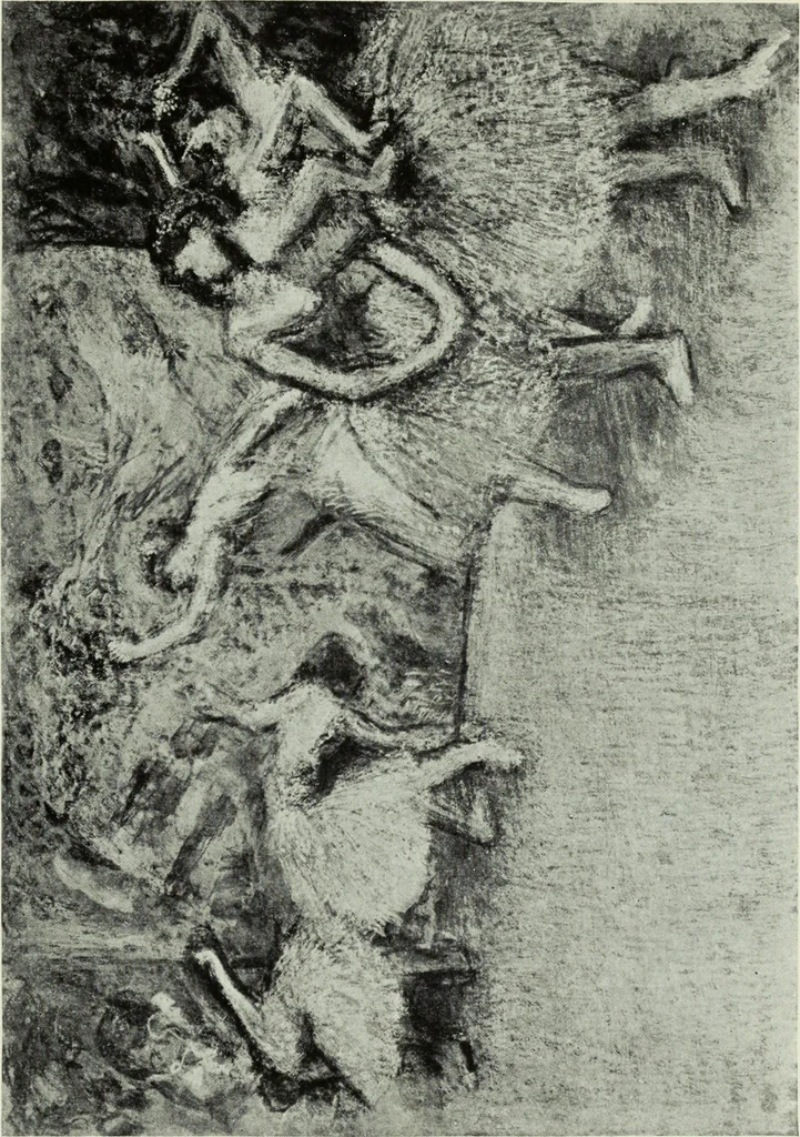 An illustration from Illustrated catalogue of the notable private collection of paintings and pastels by ... Hilaire Edgar Degas, 1921, leaf 116