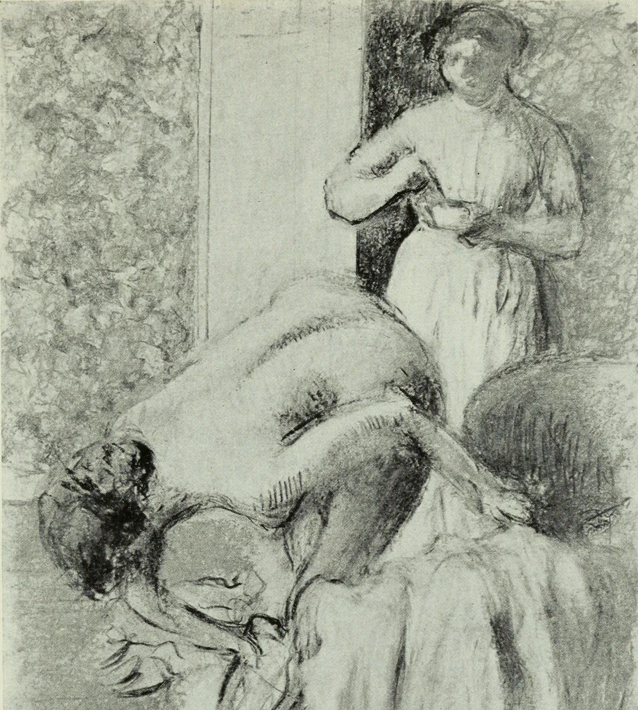 An illustration from Illustrated catalogue of the notable private collection of paintings and pastels by ... Hilaire Edgar Degas, 1921, leaf 118