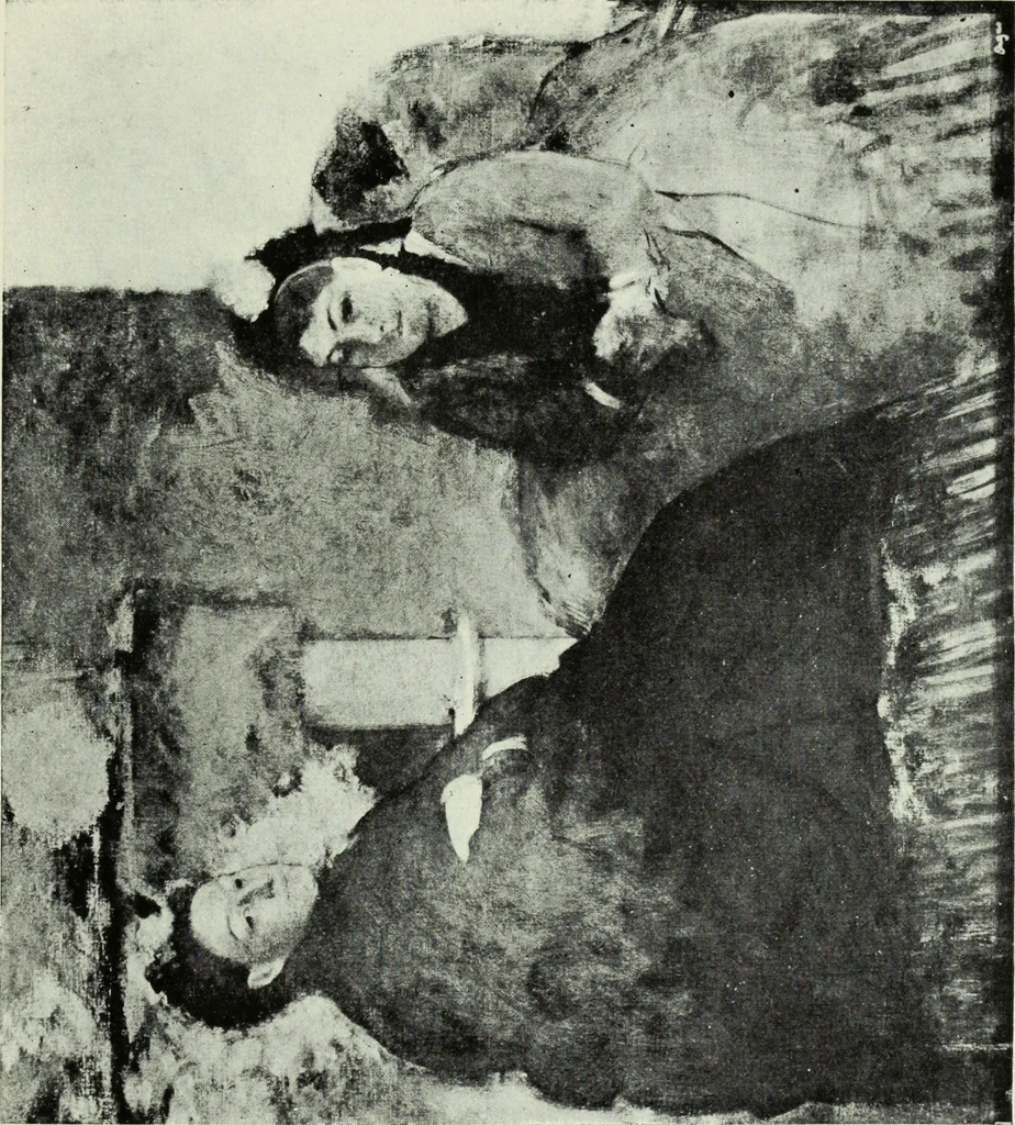 An illustration from Illustrated catalogue of the notable private collection of paintings and pastels by ... Hilaire Edgar Degas, 1921, leaf 120