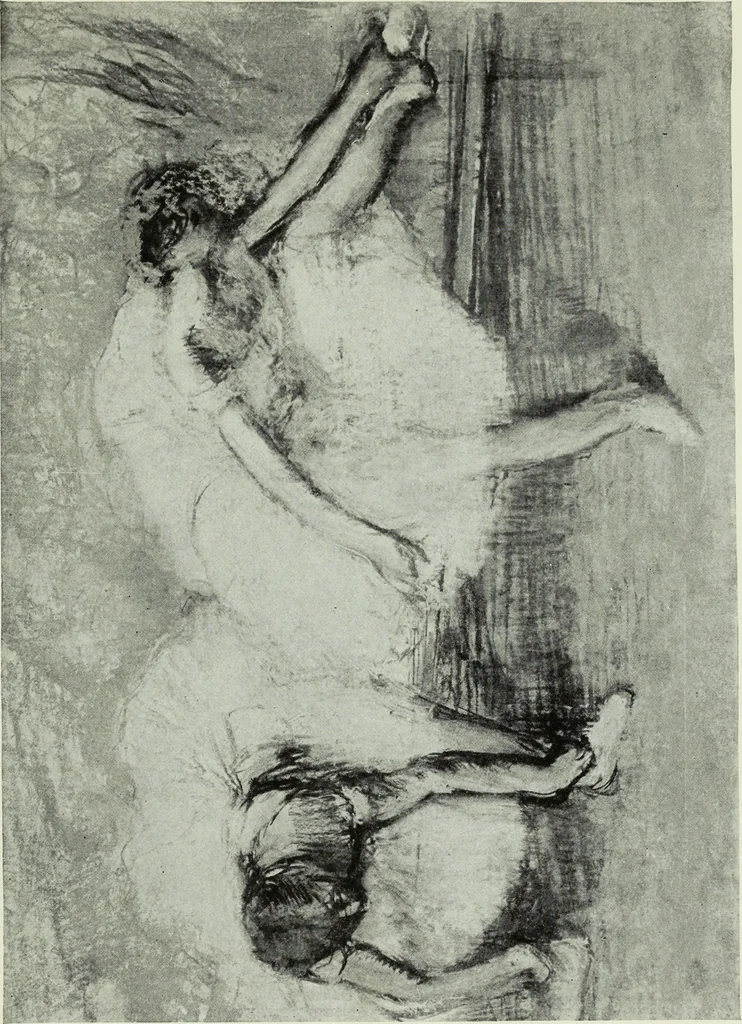 An illustration from Illustrated catalogue of the notable private collection of paintings and pastels by ... Hilaire Edgar Degas, 1921, leaf 122