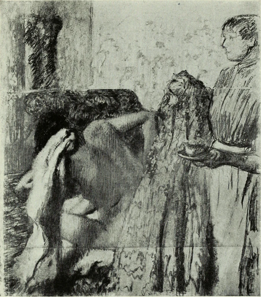 An illustration from Illustrated catalogue of the notable private collection of paintings and pastels by ... Hilaire Edgar Degas, 1921, leaf 124