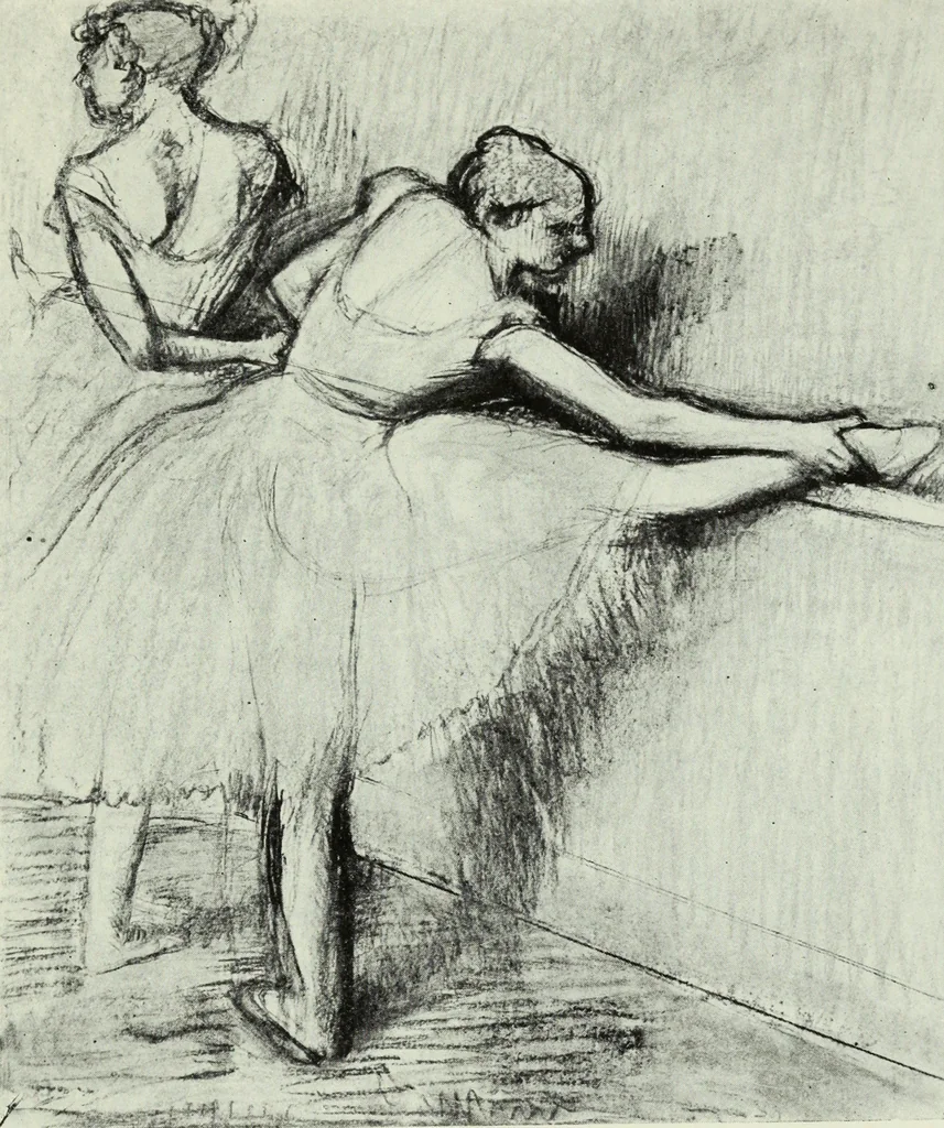 An illustration from Illustrated catalogue of the notable private collection of paintings and pastels by ... Hilaire Edgar Degas, 1921, leaf 126